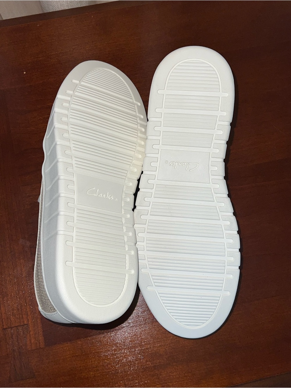 NWOB CLARKS Mykah Shine Metallic Slip-On Sneakers - Picture 14 of 14